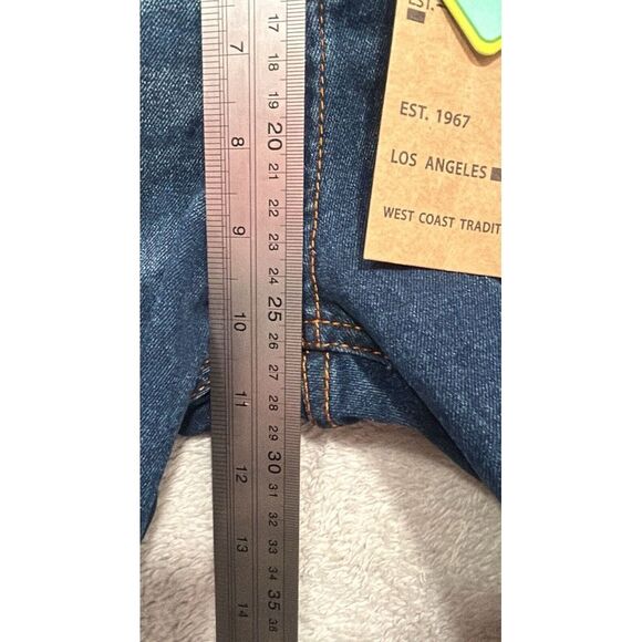 Ring of Fire West Coast‎ Tradition Blue  Skinny Size 33 X 30 Men's Jeans - Picture 4 of 9